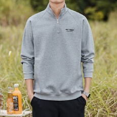 批发2025男士翻领长袖POLO衫卫衣