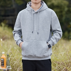 批发实拍男装潮牌开衫连帽卫衣男秋冬季新款百搭<b class='q'>休闲</b>帽衫外套