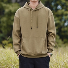 批发实拍男装潮牌开衫连帽卫衣男秋冬季新款百搭<b class='q'>休闲</b>帽衫外套