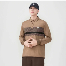 批发2025男士翻领长袖POLO衫卫衣