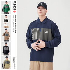批发2025男士翻领长袖POLO衫卫衣