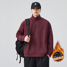 批发潮牌重磅480G翻领卫衣男秋<b class='q'>冬</b>长袖套头上衣