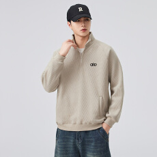 批发潮牌重磅360G立领半拉链卫衣男秋<b class='q'>冬</b>长袖上衣