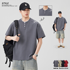 批发2026夏季<b class='q'>男装</b>翻领<b class='q'>短袖</b>polo衫