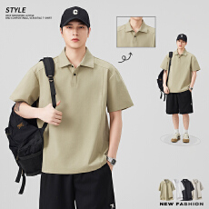 批发2026夏季男装翻领短袖polo衫