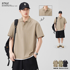 批发2026夏季男装翻领短袖polo衫