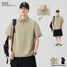 批发2026夏季男装翻领短袖polo衫