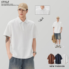 批发2026夏季男装<b class='q'>翻领</b>短袖polo衫