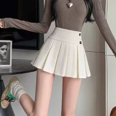 批发高腰a字裙JK百褶裙设计感短裙新款半身裙<b class='q'>夏</b>季女包臀辣妹裙子