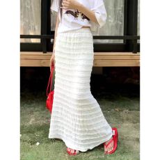 批发韩国东大门2026夏季新款女装时尚洋气多层花边<b class='q'>半身</b>裙<b class='q'>包臀</b>鱼尾<b class='q'>长裙</b>