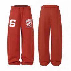 批发美式<b class='q'>街头</b>潮牌慵懒风宽松休闲阔腿裤男女街舞痞帅字母印花运动卫裤