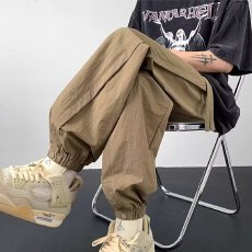 批发休闲裤男女<b class='q'>宽松</b>直筒裤运动裤<b class='q'>户外</b>美式工装裤透气舒适大口袋长裤子