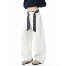 批发灯芯绒裤子男女秋<b class='q'>冬</b>季加绒加厚潮牌宽松美式男生束脚工装休闲长裤