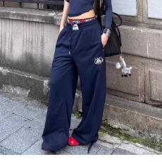 批发2026新款<b class='q'>秋</b>季爆款运动裤女韩版刺绣街舞高级感直筒休闲卫裤女款