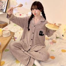 批发量大价优26年春季<b class='q'>羊绒</b>毛巾锈180g开胸长袖套装直播高品双长<b class='q'>开衫</b>