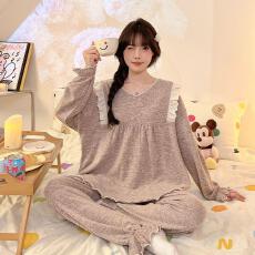 批发量大价优26年秋春季羊绒190g圆领长袖套装少女感直播高品可外穿