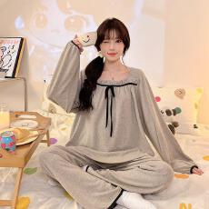 批发量大价优26年秋春季羊绒190g圆领长袖套装少女感直播高品可外穿