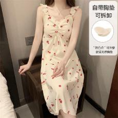 量大价优26年夏季云朵棉公主吊带睡裙少女中长裙直播高品可外穿