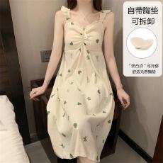 量大价优26年夏季云朵棉公主吊带睡裙少女中长裙直播高品可外穿