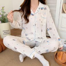 批发量大价优26年春季<b class='q'>睡衣</b>女新款云朵棉<b class='q'>长袖</b>小翻领家居服套装直播高品