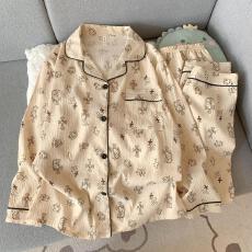 批发量大价优26年春季睡衣女新款云朵棉长袖小翻领家居服套装直播高品