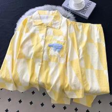 批发量大价优26年春季睡衣女新款云朵棉长袖小翻领家居服套装直播高品