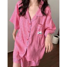 批发量大价优26年春季睡衣女新款云朵棉长袖小翻领家居服套装直播高品