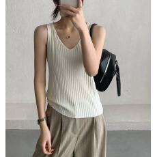 批发法式小吊带背心女外穿美背<b class='q'>西装</b>内搭打底春秋别致西服叠穿针织上衣