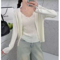 批发2026春季设计感<b class='q'>蕾丝</b>花边两件套针织开衫上衣女显瘦小个子毛衣外套