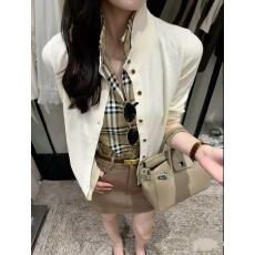 复古格纹拼接假两件针织衫女松弛感长袖叠穿风休闲气质开衫上衣潮