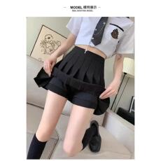 批发黑色百褶裙女2026新款夏季<b class='q'>高腰</b>a字裙秋季显瘦黑色短裙小个<b class='q'>半身裙</b>