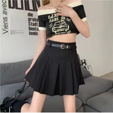 批发灰色百褶裙短裙女2026新款春夏西装小个子<b class='q'>高腰</b>显瘦a字<b class='q'>半身裙</b>秋冬