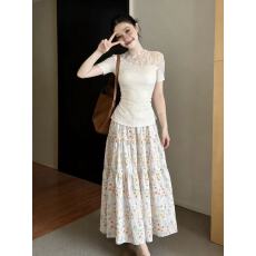 批发法式碎花半身<b class='q'>裙</b>女2026夏季新款小清新高腰显瘦a字<b class='q'>裙</b><b class='q'>伞</b><b class='q'>裙</b>子