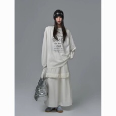 批发<b class='q'>欧美</b>纯棉字母印花长袖T恤女春季宽松显瘦打底衫上衣