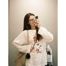 批发白色纯棉长袖t恤女2026新款显瘦<b class='q'>百搭</b>早秋设计感上衣内搭打底衫女