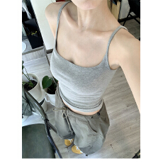 批发已出货 <b class='q'>莫代尔</b>面料 260克 <b class='q'>吊带</b><b class='q'>背心</b>女外穿修身上衣