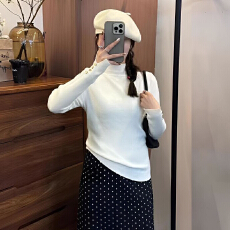 批发已出货 多巴胺高领毛衣内搭<b class='q'>打底衫</b>女春秋季2026<b class='q'>新款</b>独特漂亮针织