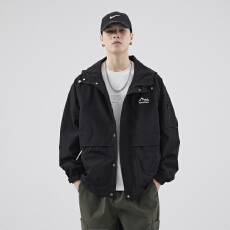 批发户外山系防风防水外套男<b class='q'>秋</b>季美式休闲连帽工装三防夹克