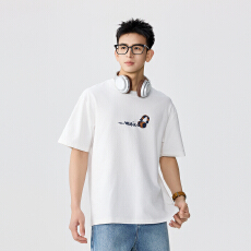 美式潮流肌理感印花圆领短袖含税价格:50.8