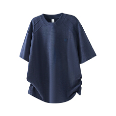 批发新款简约百搭短袖T恤男含税价格:49.7