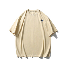 批发新款夏季纯棉休闲宽松<b class='q'>半截</b><b class='q'>袖</b>T恤短<b class='q'>袖</b>休闲圆领户外运动上衣