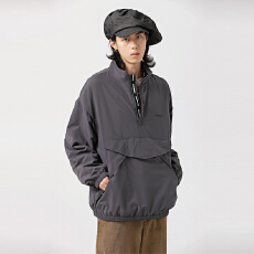 批发黑舰队美式潮牌立领防晒衣男<b class='q'>夏</b>季薄款街头防紫外线衣运动防晒服