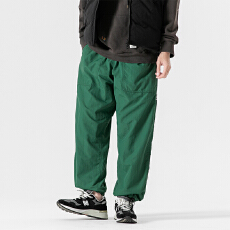 批发黑舰队秋冬季新款美式高街冲锋裤子男款户外机能宽松休闲长裤<b class='q'>潮</b>
