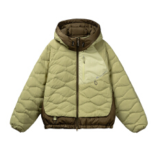 批发黑舰队冬季户外轻量连帽短款<b class='q'>羽绒服</b><b class='q'>男</b>女款防寒拼接鸭绒保暖外套