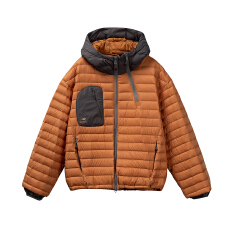 批发黑舰队冬季户外机能风口袋连帽外套白鸭绒<b class='q'>羽绒服</b><b class='q'>男</b>女同款时尚潮流