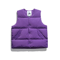 批发黑舰队复古日系冬季纯色羽绒<b class='q'>马甲</b><b class='q'>男</b>潮牌宽松工装棉服羽绒服背心