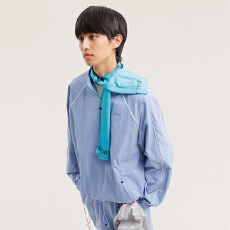 批发黑舰队户外保暖速干半拉链长袖T恤男情侣套头运动健身骑行上衣