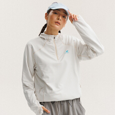 批发黑舰队户外轻量化半拉链立领卫衣外套男女春<b class='q'>秋</b>休闲徒步连帽上衣