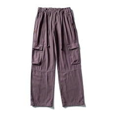 批发黑舰队美式潮流重磅工装裤男款冬季痞帅复古休闲直筒裤子男