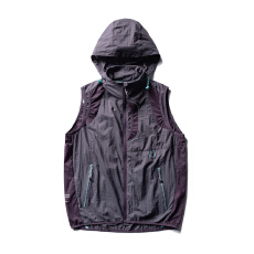 黑舰队春季新品男女同款帽子可收纳加反光条透气日常户外徒步马甲